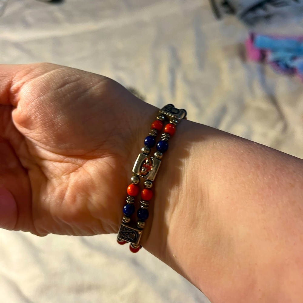 Auburn Tigers Football Bracelet